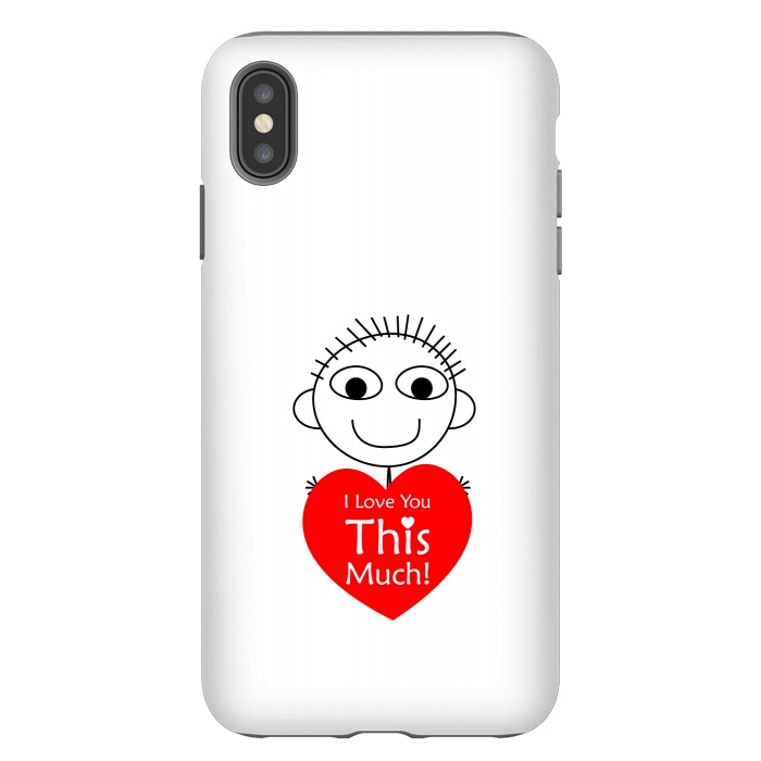 iPhone Xs Max StrongFit i love you this much by TMSarts