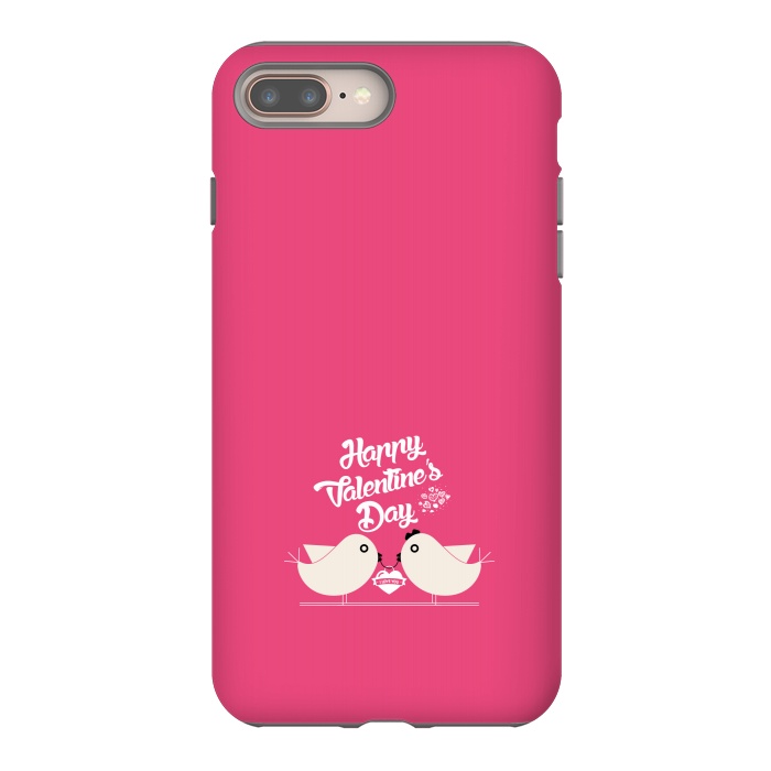 iPhone 7 plus StrongFit love birds couple by TMSarts