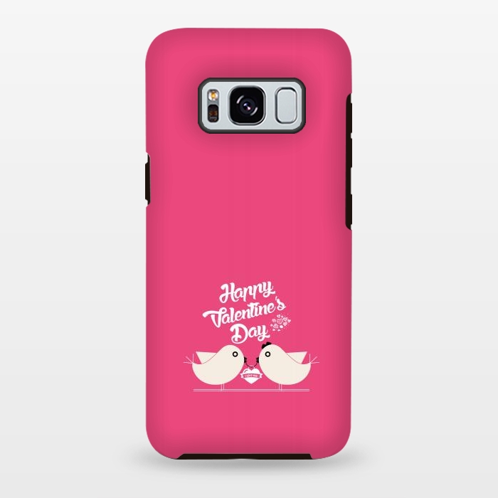 Galaxy S8 plus StrongFit love birds couple by TMSarts