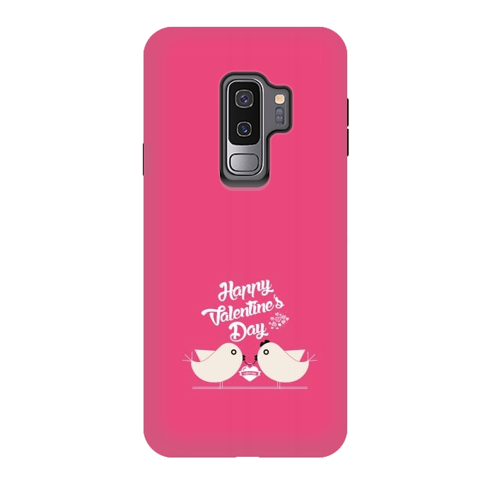 Galaxy S9 plus StrongFit love birds couple by TMSarts