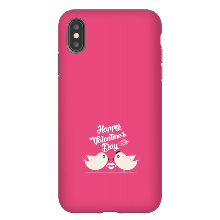 iPhone Xs Max StrongFit love birds couple by TMSarts