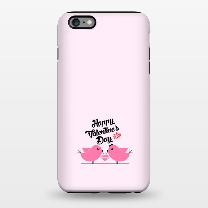 iPhone 6/6s plus StrongFit pink couple birds by TMSarts