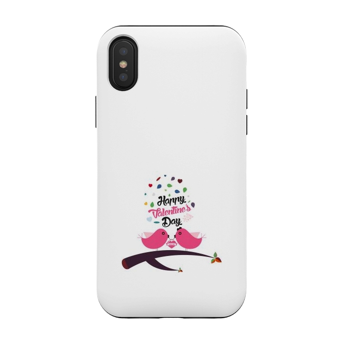 iPhone Xs / X StrongFit birds sitting on tree by TMSarts