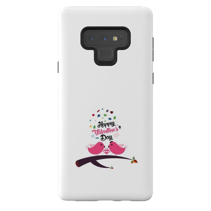 Galaxy Note 9 StrongFit birds sitting on tree by TMSarts