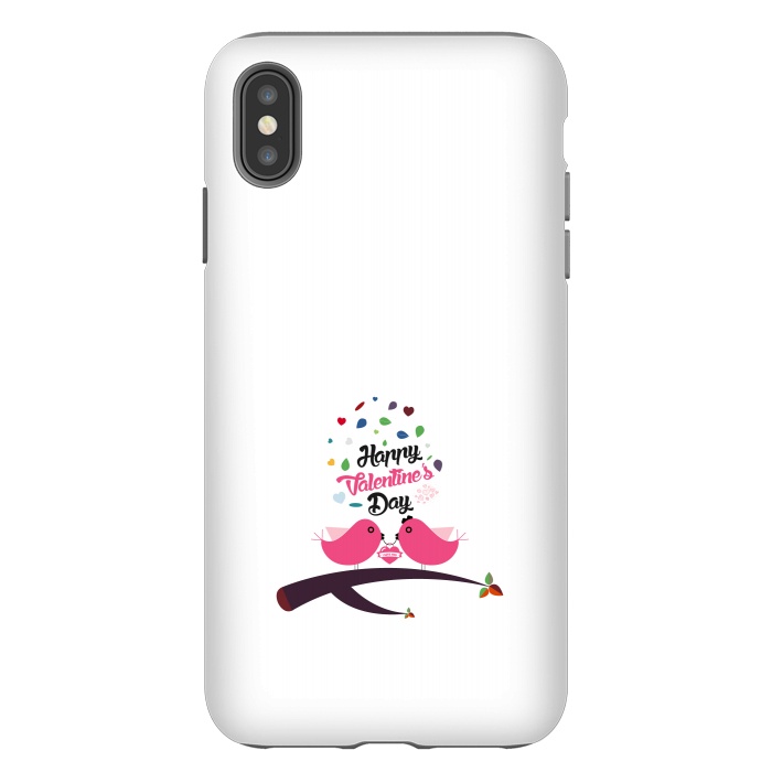 iPhone Xs Max StrongFit birds sitting on tree by TMSarts