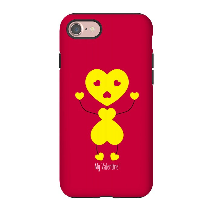 iPhone 7 StrongFit bee my valentine by TMSarts