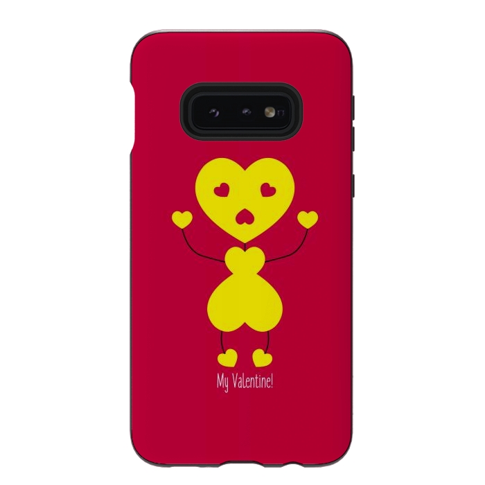 Galaxy S10e StrongFit bee my valentine by TMSarts
