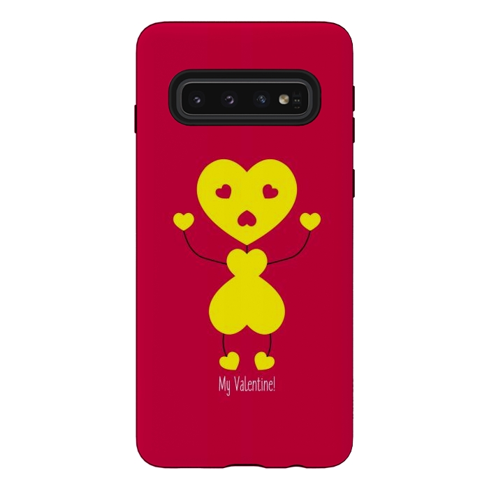 Galaxy S10 StrongFit bee my valentine by TMSarts