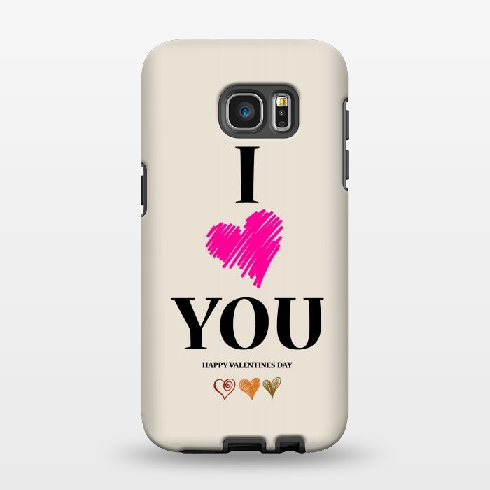 Galaxy S7 EDGE StrongFit i love you heart by TMSarts