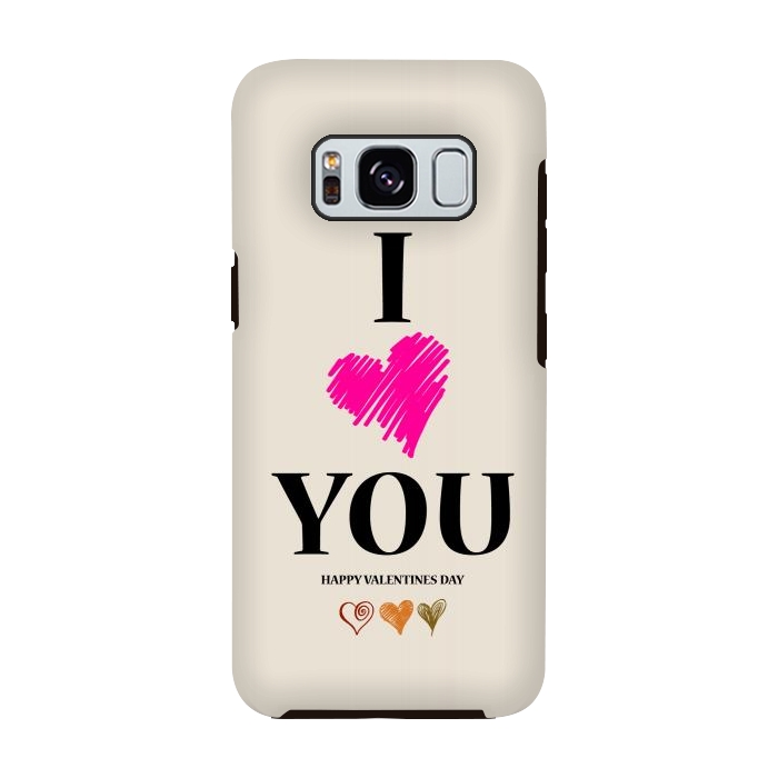 Galaxy S8 StrongFit i love you heart by TMSarts