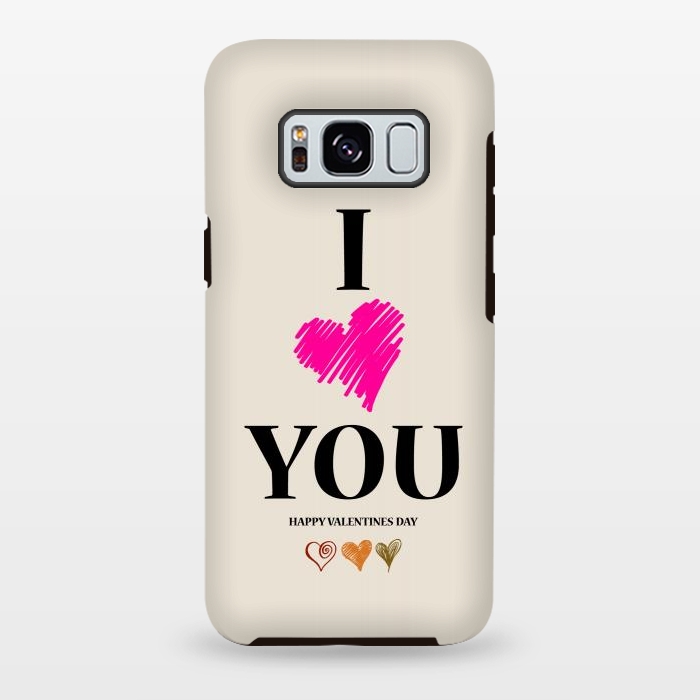 Galaxy S8 plus StrongFit i love you heart by TMSarts