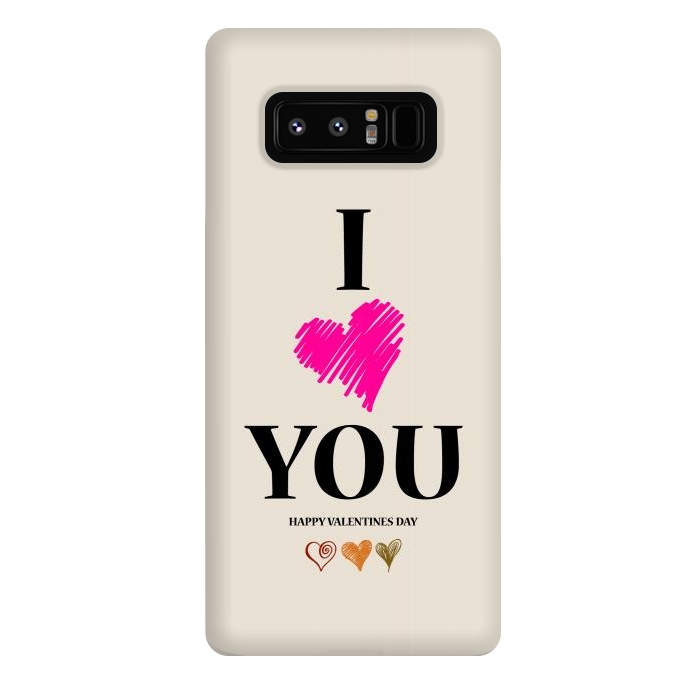 Galaxy Note 8 StrongFit i love you heart by TMSarts