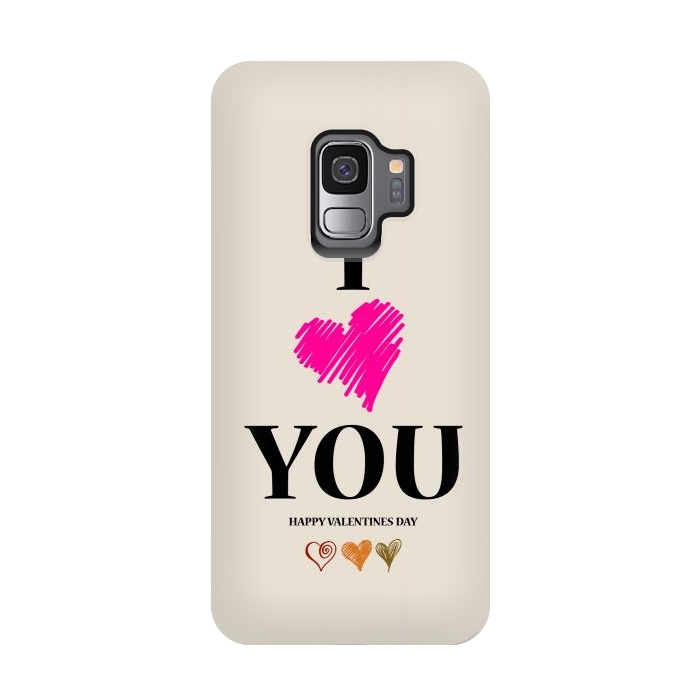 Galaxy S9 StrongFit i love you heart by TMSarts