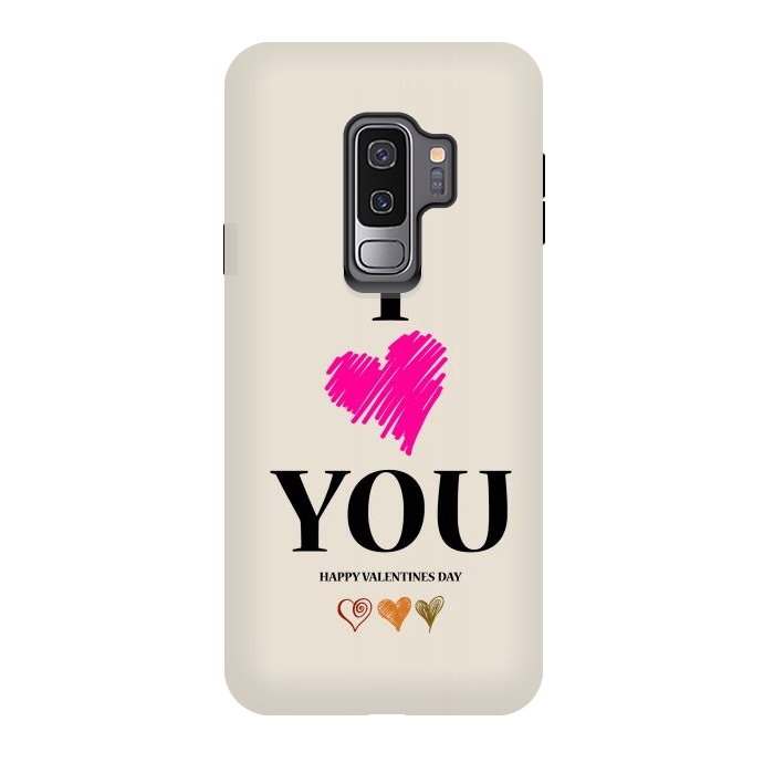 Galaxy S9 plus StrongFit i love you heart by TMSarts