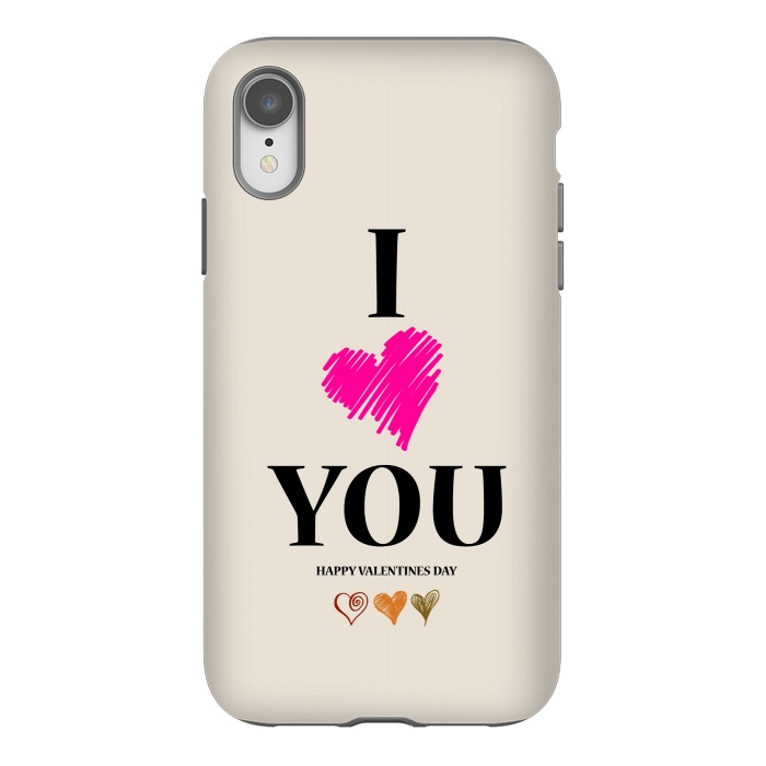 iPhone Xr StrongFit i love you heart by TMSarts