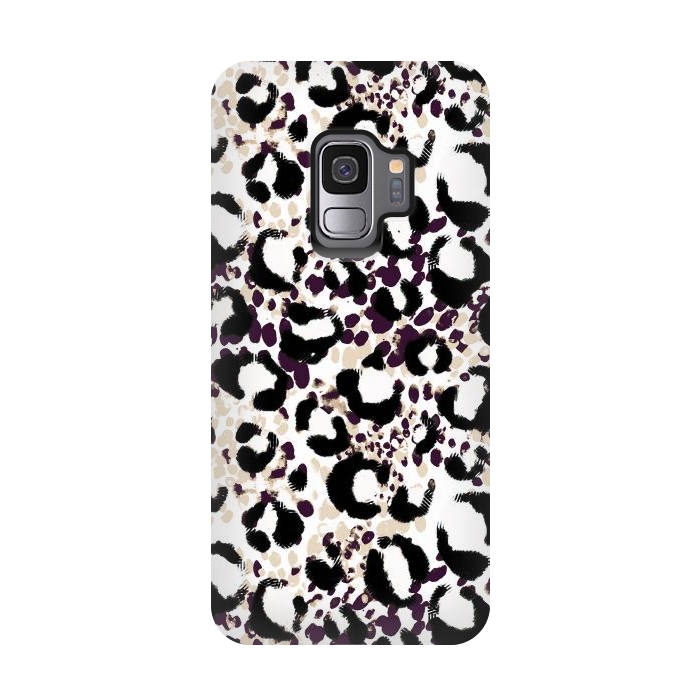 Galaxy S9 StrongFit Leopard print spots by Oana 