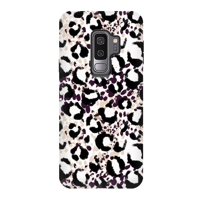 Galaxy S9 plus StrongFit Leopard print spots by Oana 
