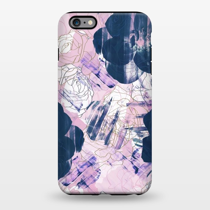 iPhone 6/6s plus StrongFit Painted flower petals brushstrokes by Oana 