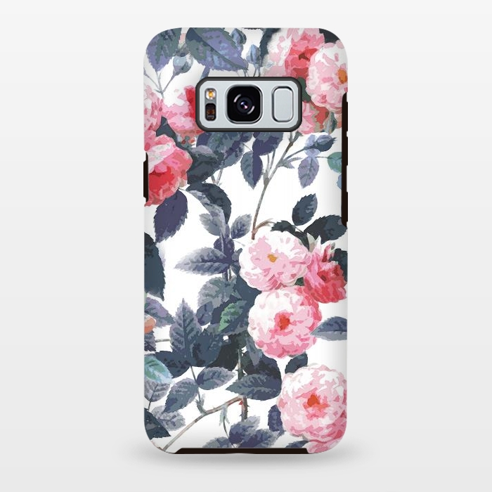 Galaxy S8 plus StrongFit Vintage romantic roses by Oana 
