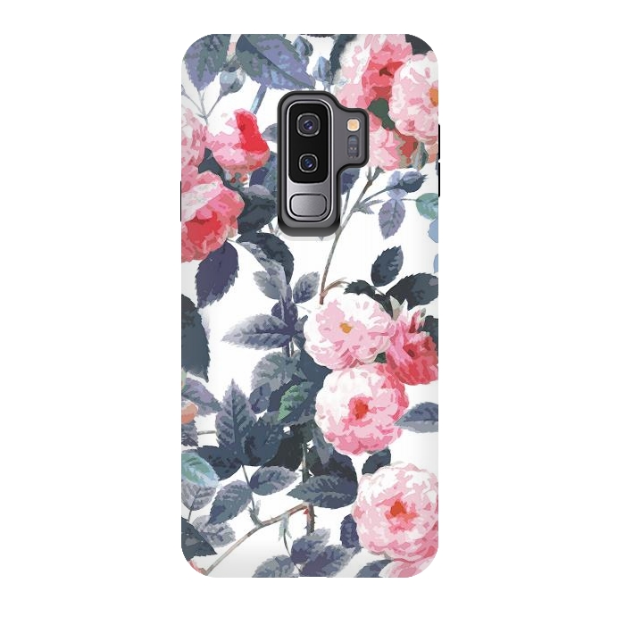 Galaxy S9 plus StrongFit Vintage romantic roses by Oana 
