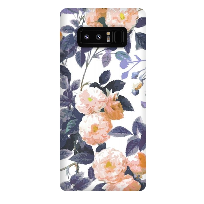 Galaxy Note 8 StrongFit Romantic bloom rose garden by Oana 