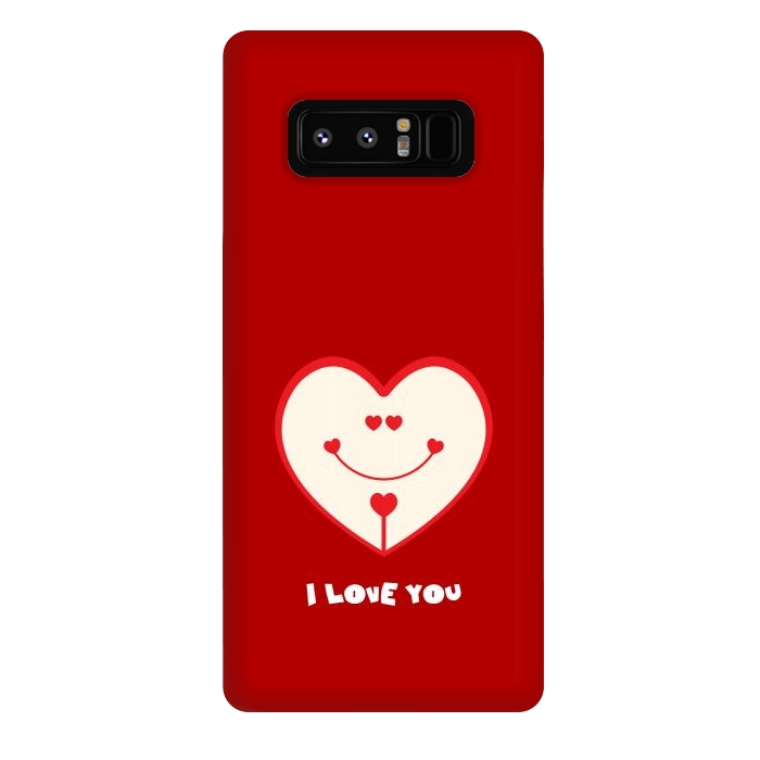 Galaxy Note 8 StrongFit i love smile by TMSarts