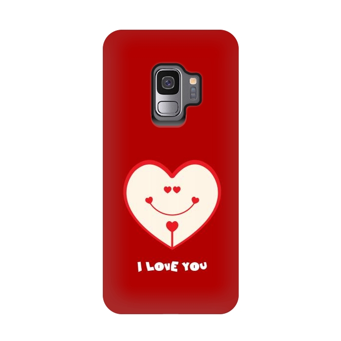 Galaxy S9 StrongFit i love smile by TMSarts