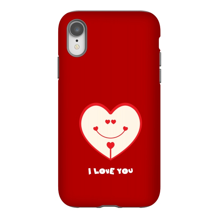 iPhone Xr StrongFit i love smile by TMSarts