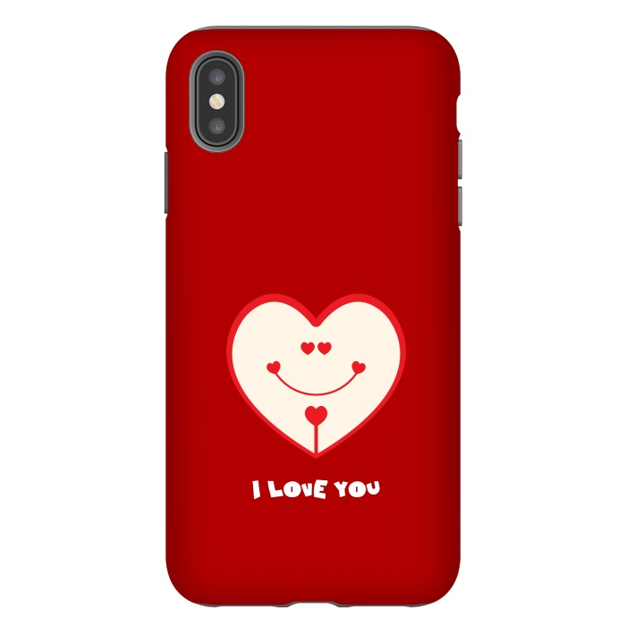 iPhone Xs Max StrongFit i love smile by TMSarts