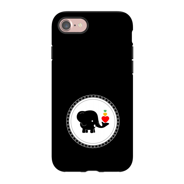 iPhone 7 StrongFit cutest baby elephant by TMSarts