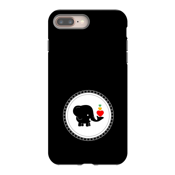 iPhone 7 plus StrongFit cutest baby elephant by TMSarts