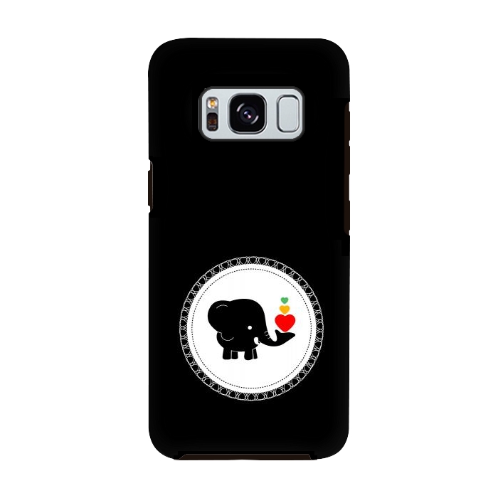 Galaxy S8 StrongFit cutest baby elephant by TMSarts