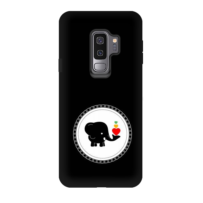 Galaxy S9 plus StrongFit cutest baby elephant by TMSarts