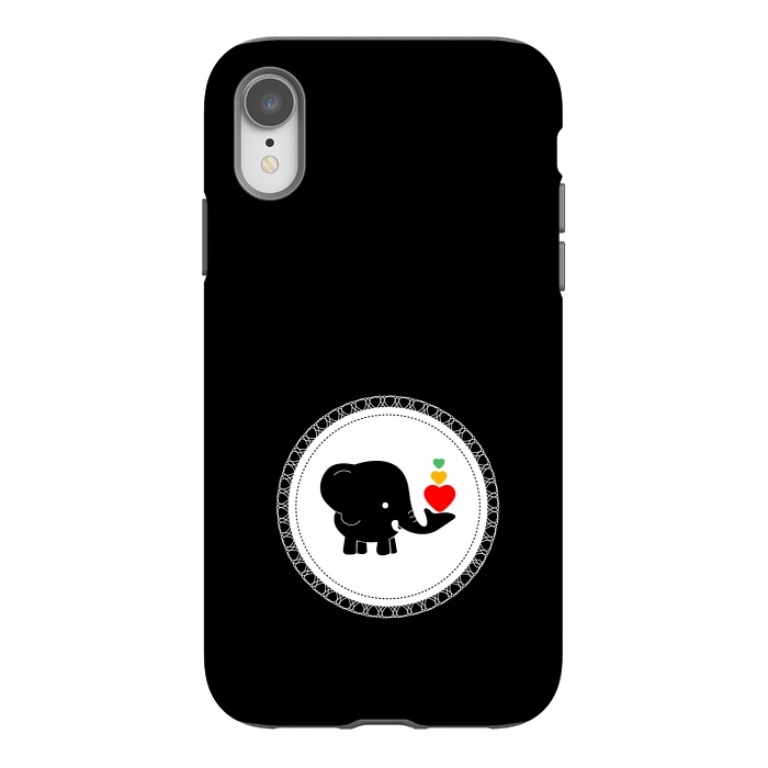 iPhone Xr StrongFit cutest baby elephant by TMSarts
