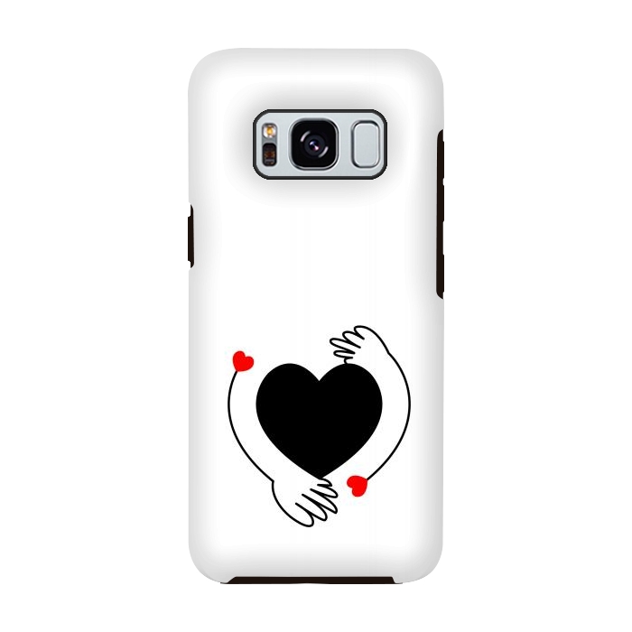Galaxy S8 StrongFit love hands by TMSarts