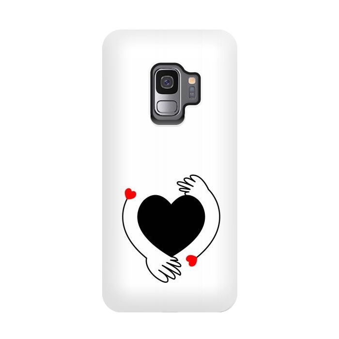 Galaxy S9 StrongFit love hands by TMSarts