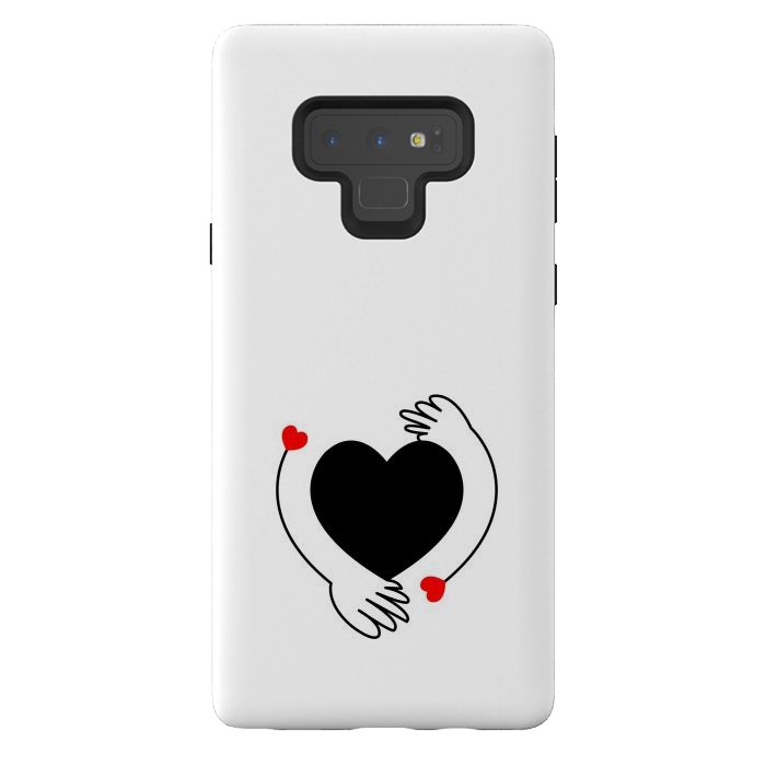 Galaxy Note 9 StrongFit love hands by TMSarts