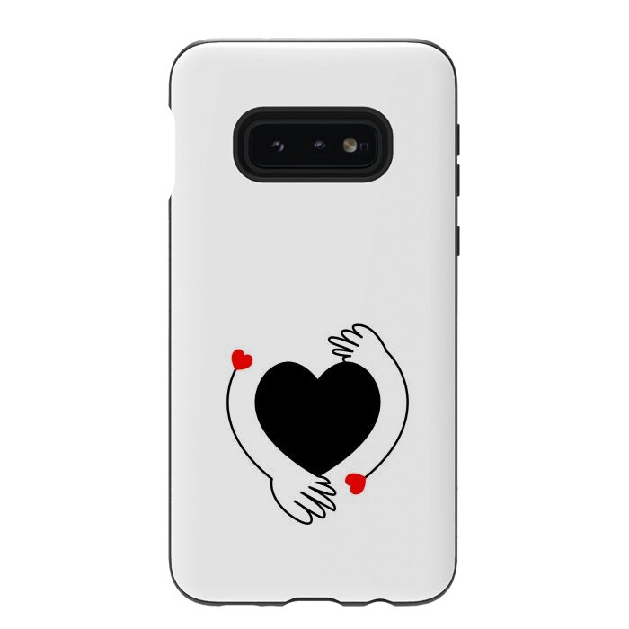 Galaxy S10e StrongFit love hands by TMSarts