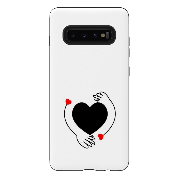 Galaxy S10 plus StrongFit love hands by TMSarts