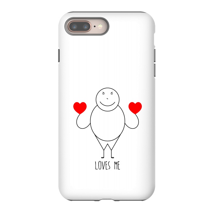 iPhone 7 plus StrongFit fat strickmans heart by TMSarts