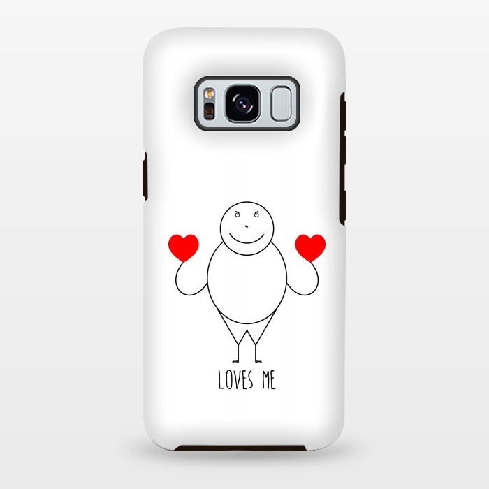 Galaxy S8 plus StrongFit fat strickmans heart by TMSarts
