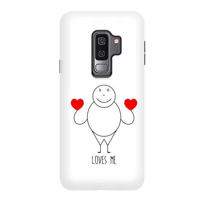 Galaxy S9 plus StrongFit fat strickmans heart by TMSarts
