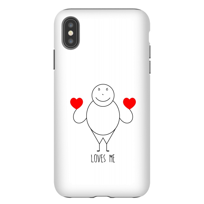 iPhone Xs Max StrongFit fat strickmans heart by TMSarts