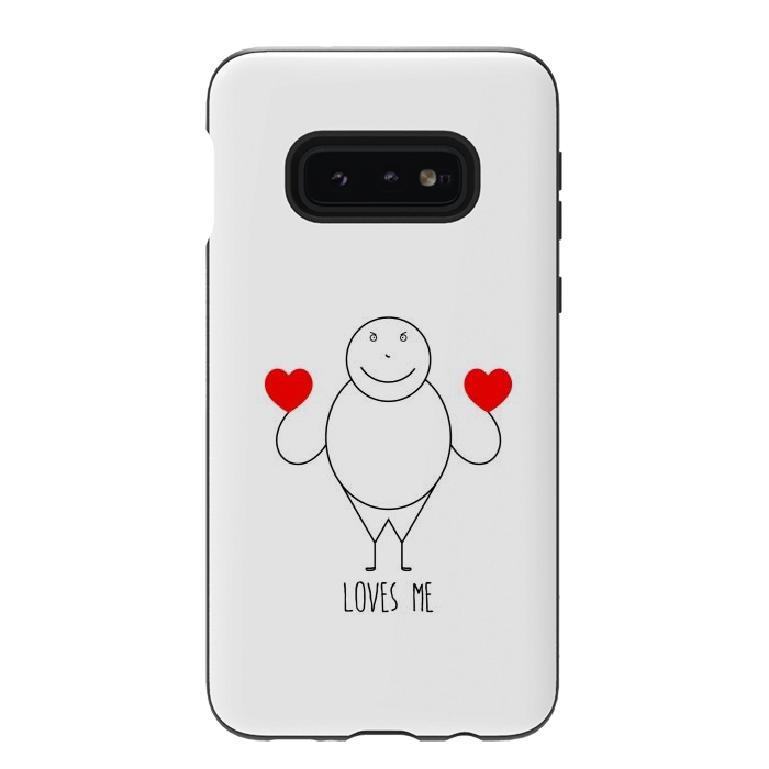 Galaxy S10e StrongFit fat strickmans heart by TMSarts