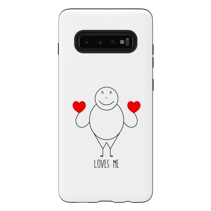 Galaxy S10 plus StrongFit fat strickmans heart by TMSarts