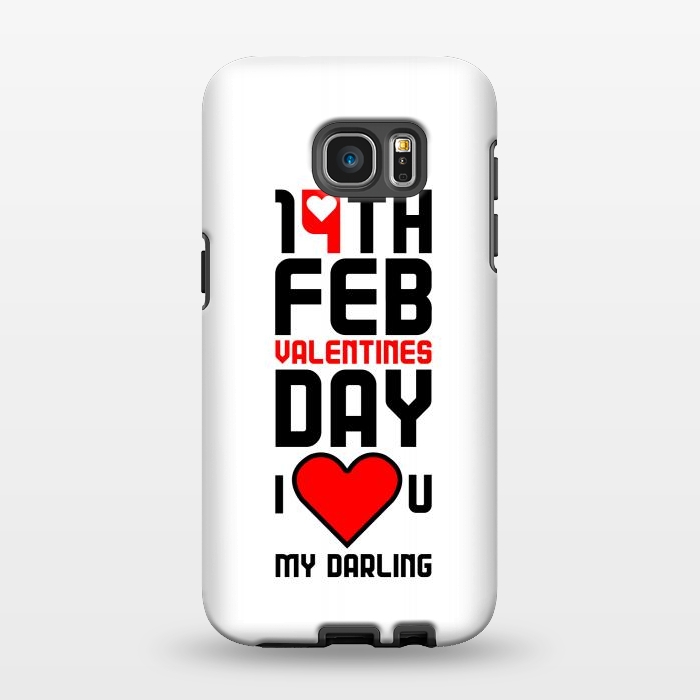 Galaxy S7 EDGE StrongFit i love my darling by TMSarts
