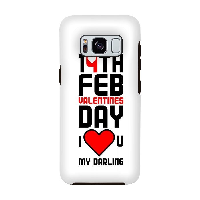 Galaxy S8 StrongFit i love my darling by TMSarts