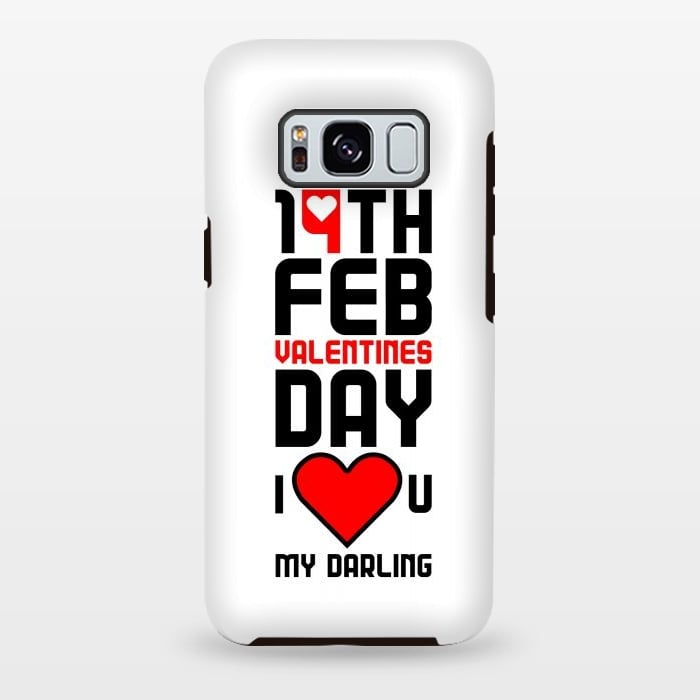 Galaxy S8 plus StrongFit i love my darling by TMSarts