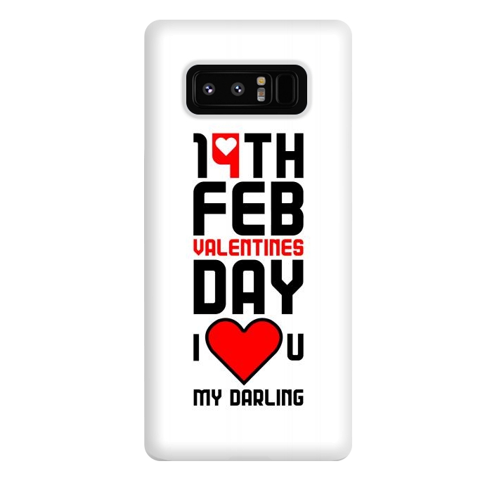 Galaxy Note 8 StrongFit i love my darling by TMSarts