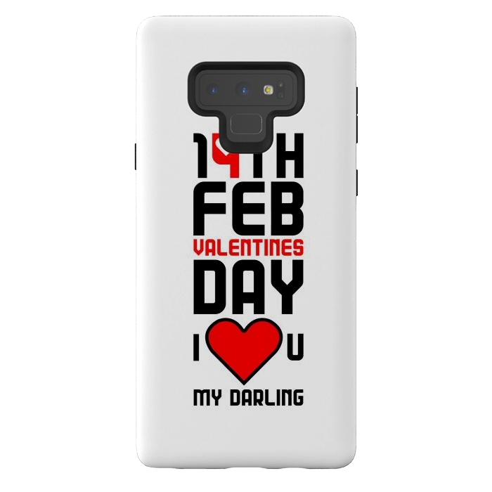 Galaxy Note 9 StrongFit i love my darling by TMSarts